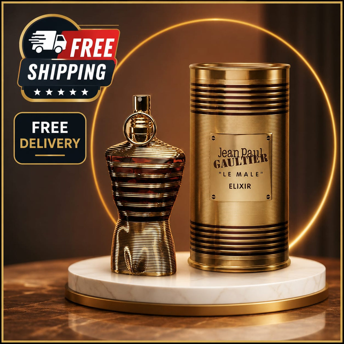Jean Paul Gaultier Le Male Elixir Eau de Parfum for Men 4.2 oz – Premium Fragrance