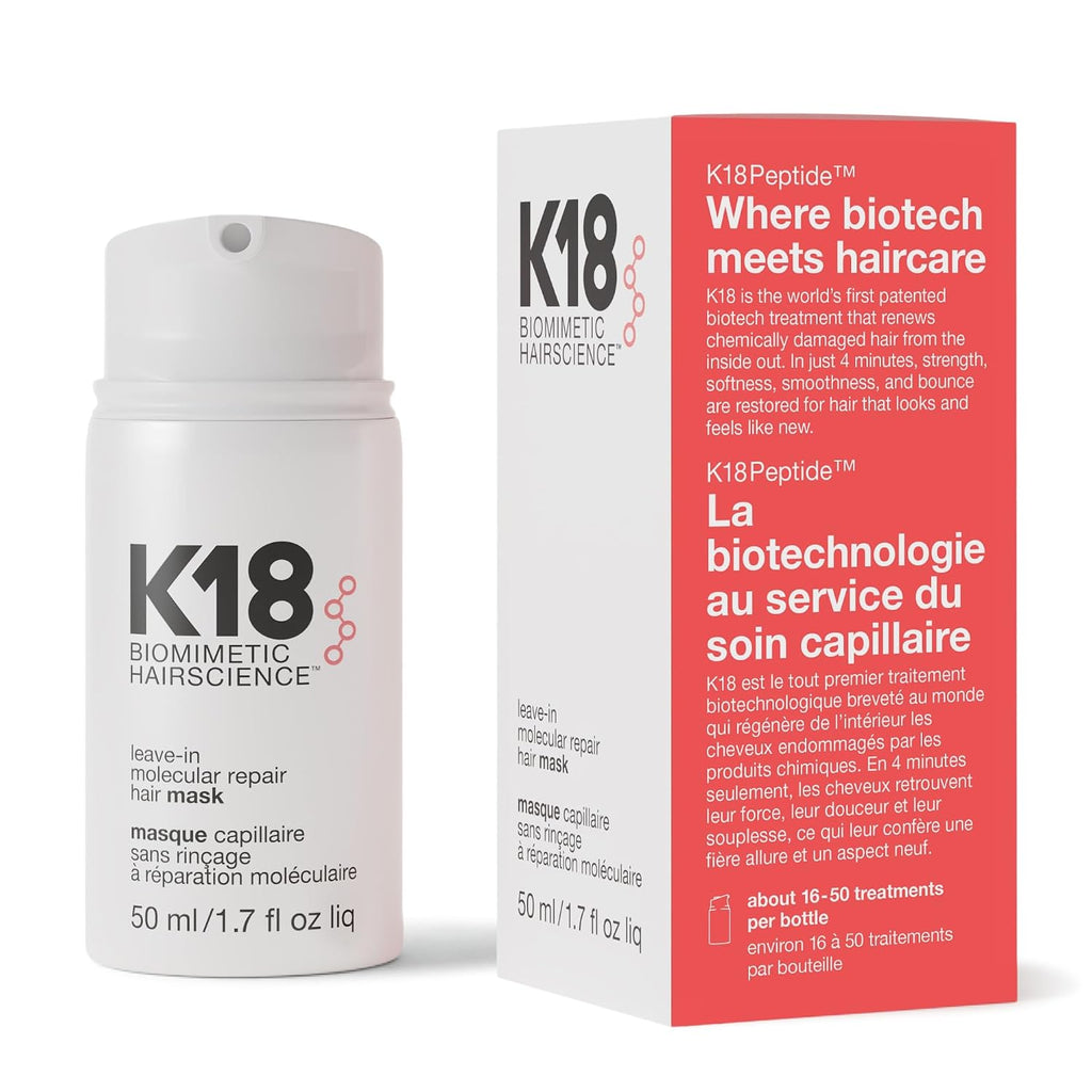 K18 Biomimetic Hairscience Leave-In Molecular Repair Hair Mask 50ml / 1.7 fl oz