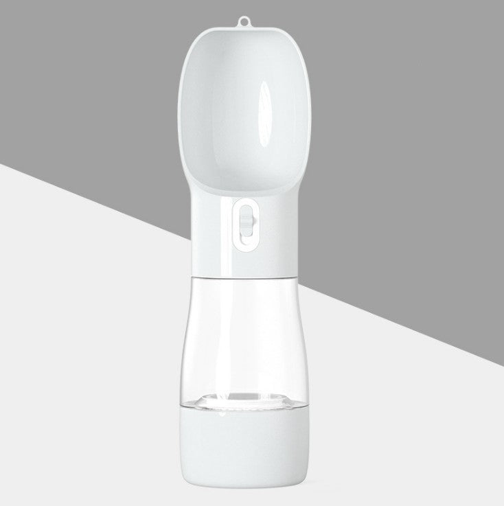 Portable Dog Water Bottle with Food Container for Travel & Walking