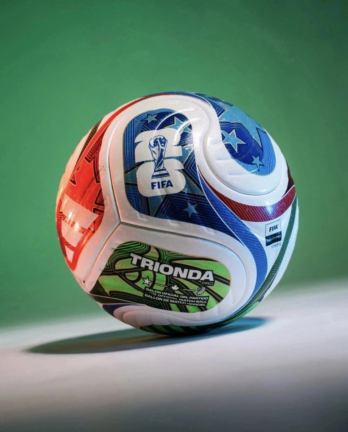 Trionda Pro FIFA Style Match Soccer Ball Size 5 – Professional Training Football Outdoor Game