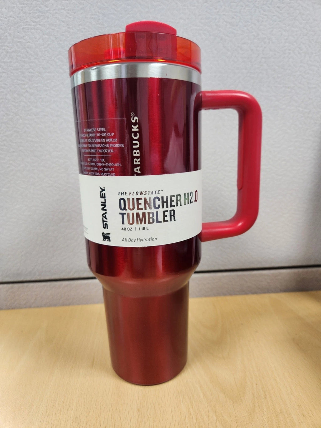 Stanley Quencher H2.0 FlowState Tumbler 40 oz (1.18L) – Insulated Reusable Cup