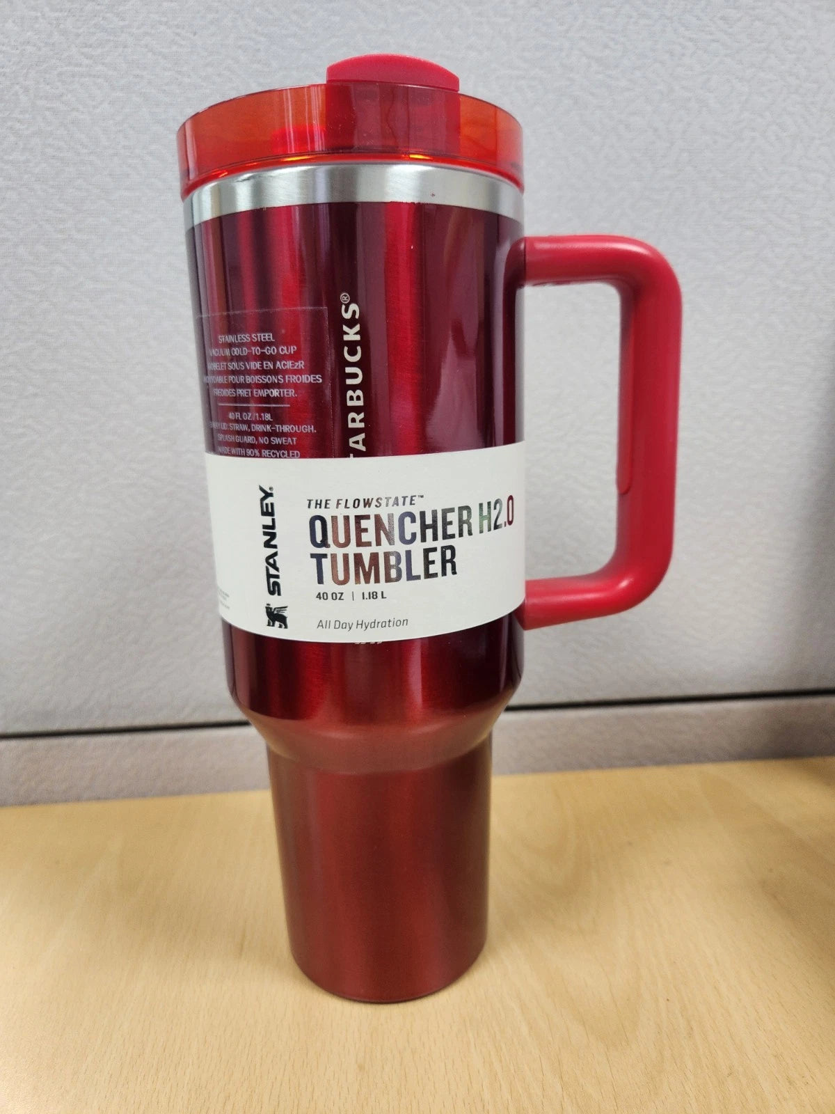 Stanley Quencher H2.0 FlowState Tumbler 40 oz (1.18L) – Insulated Reusable Cup