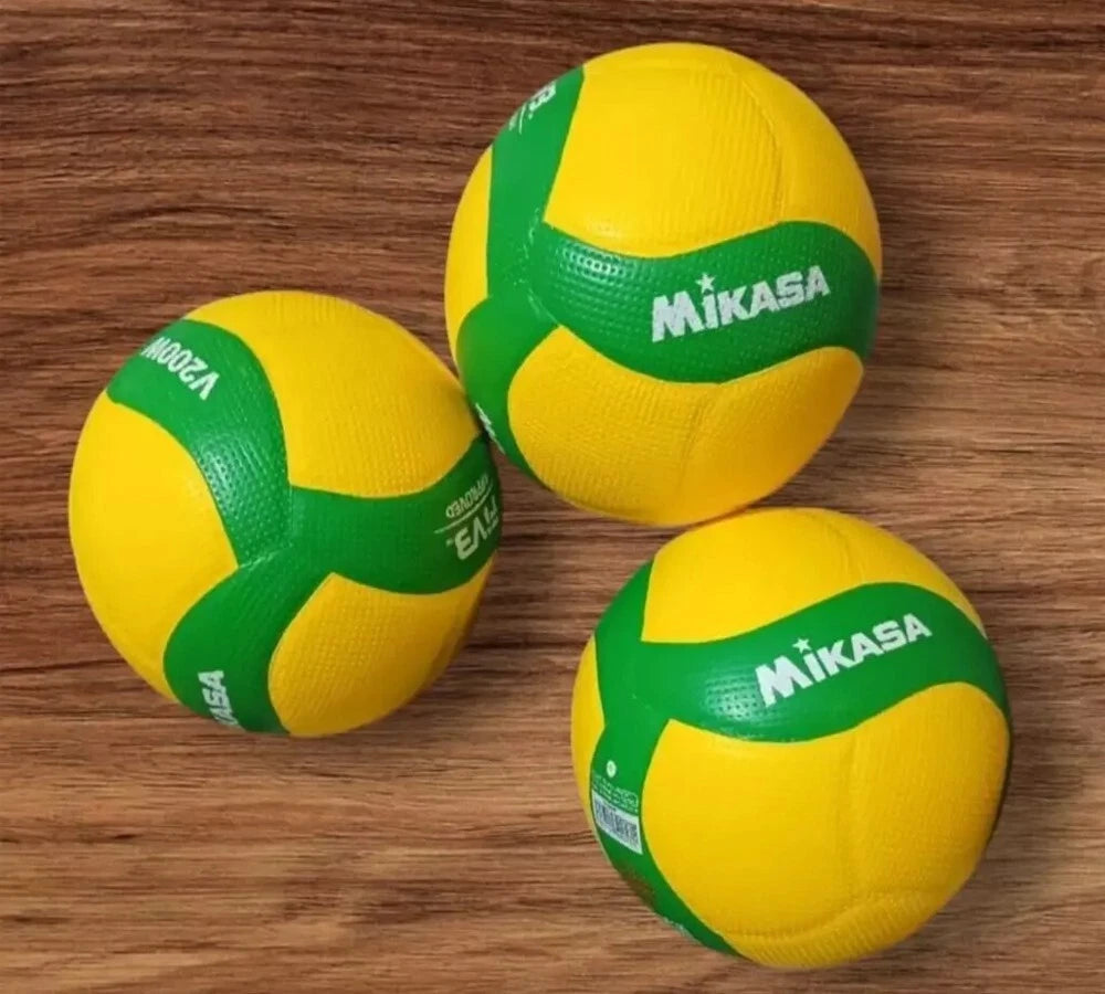 Mikasa Mini Volleyball Yellow Green Training Ball Outdoor Game