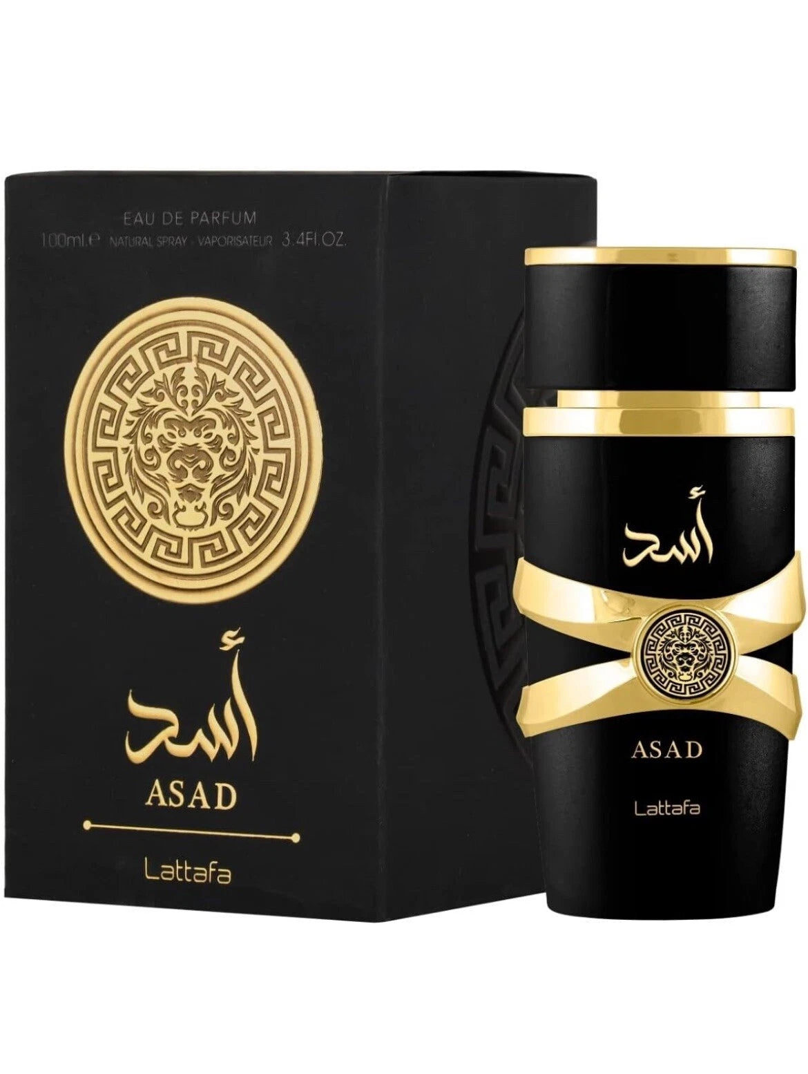 Lattafa Asad Eau de Parfum for Men 100ml / 3.4 fl oz Spray Parfum